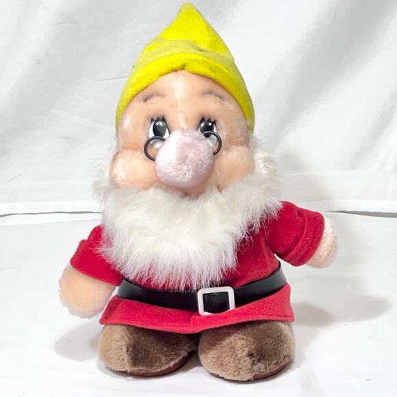 Vintage Disney World Seven Dwarfs Plushie Complete Set of 7 With Tags Snow White - Picture 10 of 15